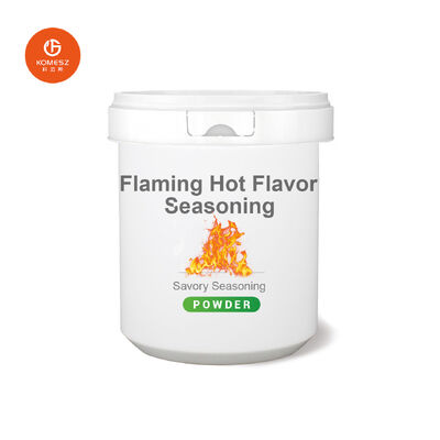 Fiery Flaming Hot Spicy Seasoning Powder Oil/Water Soluble Non-GMO Gluten-Free Food Additive for Extruded Snacks & Instant Noodles